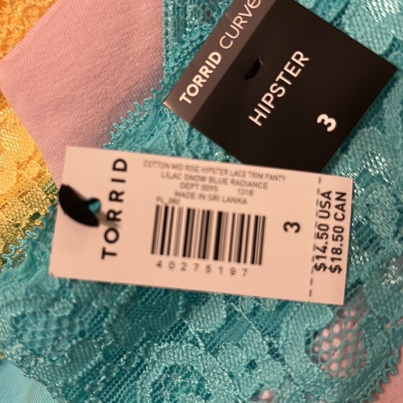4 pairs of Torrid panties, size 3. NWT - Picture 2 of 2